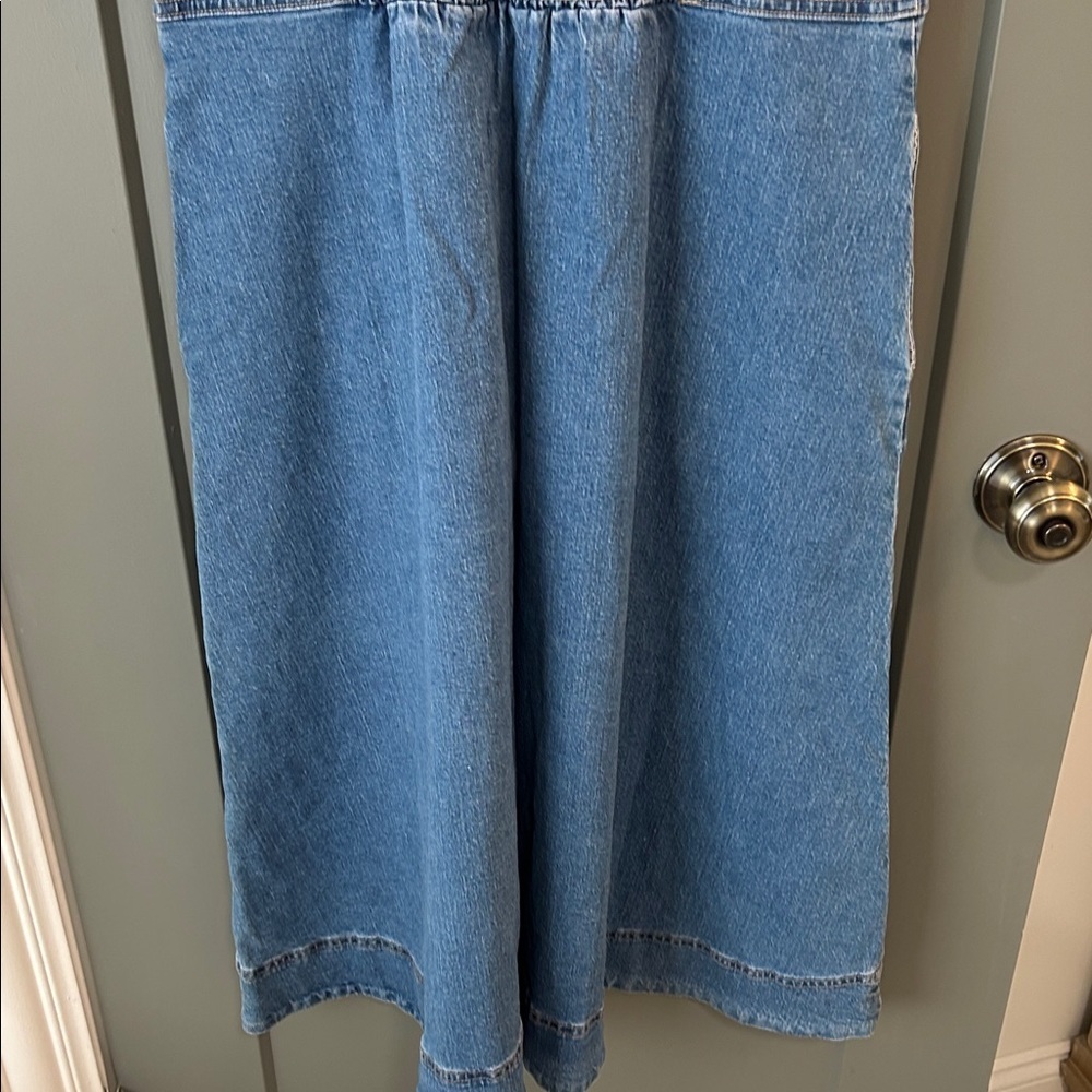 Universal Thread Denim Button-Front Midi Dress Size Large New - Picture 6 of 6